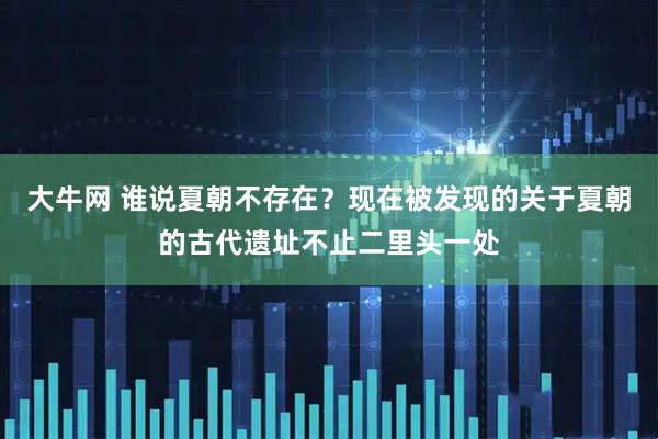 大牛网 谁说夏朝不存在？现在被发现的关于夏朝的古代遗址不止二里头一处